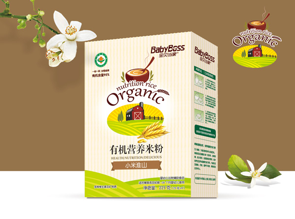  寶貝當家小米淮山有機營養(yǎng)米粉 盒裝.