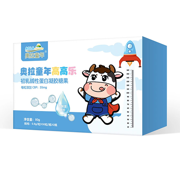  奧拉童年高高樂(lè)初乳堿性蛋白凝膠糖果
