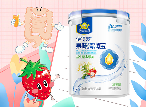  金盾愛嬰便得歡果味清潤寶-益生菌金銀花