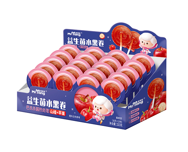 宅羊羊益生菌水果卷 巴氏殺菌熱處理安全放心
