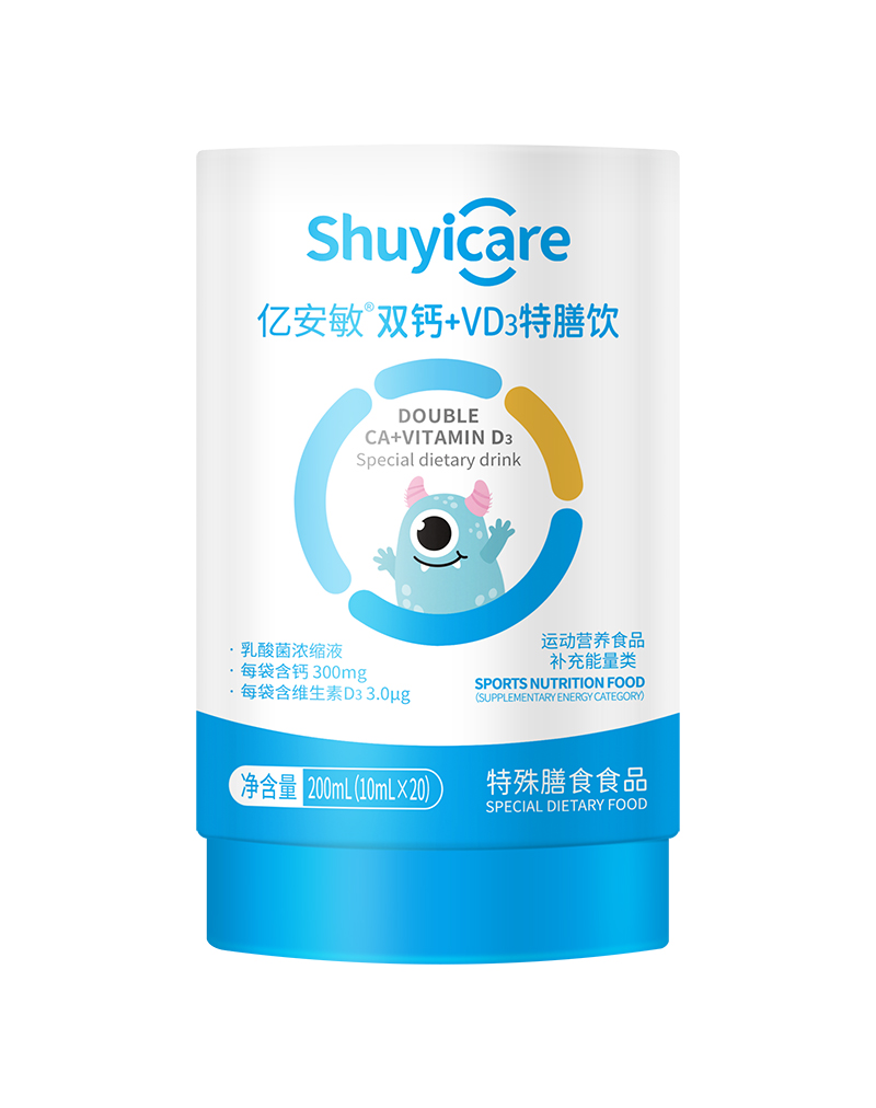 億安敏雙鈣+VD3特膳飲
