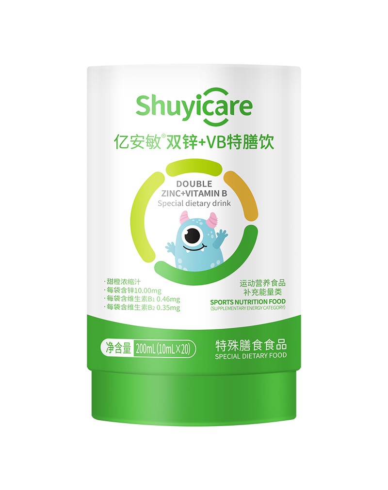  億安敏雙鋅+VB特膳飲