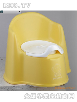 黃色兒童坐便器
