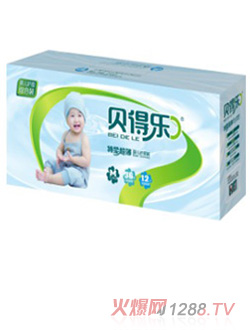 貝得樂(lè)嬰兒日夜尿褲組合裝M碼