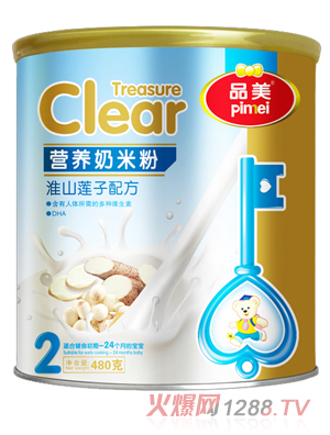 品美淮山蓮子配方奶米粉2段