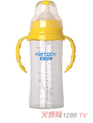 菲兒貝比寬口玻璃自動奶瓶260ml