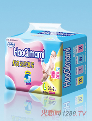 媽咪寶貝嬰兒紙尿片L碼30+2片