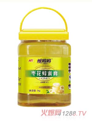 維媽媽1Kg棗花蜂蜜膏