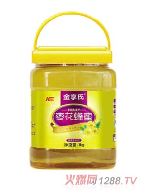 金享氏1Kg棗花蜂蜜