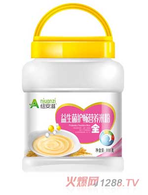 紐安滋益生菌護(hù)暢營養(yǎng)米粉全段桶裝