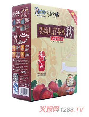 我愛(ài)磨磨胡蘿卜蘋(píng)果營(yíng)養(yǎng)米粉
