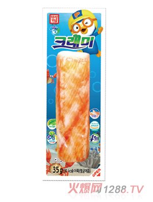 韓星啵樂(lè)樂(lè)蟹味棒35g