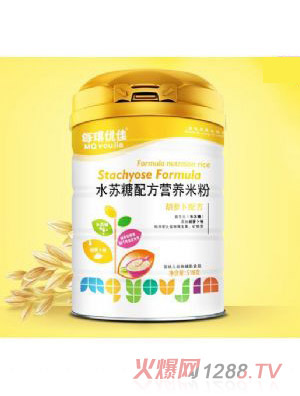 每琪優(yōu)佳水蘇糖配方營養(yǎng)米粉-水蘇糖胡蘿卜配方