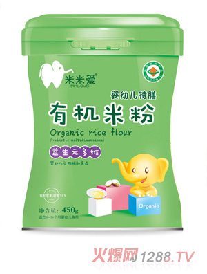米米愛有機(jī)米粉 益生元多維 聽裝