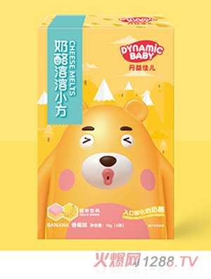 丹益佳兒奶酪溶溶小方 香蕉味