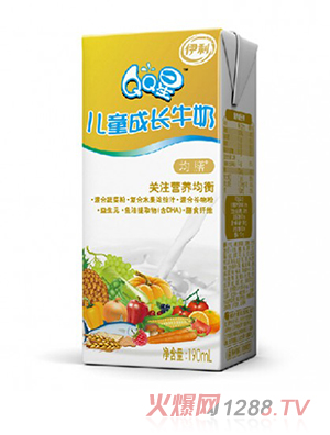 伊利QQ星兒童牛奶