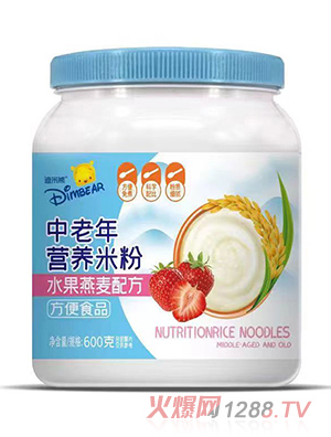 迪米熊中老年營養(yǎng)米粉-水果燕麥配方