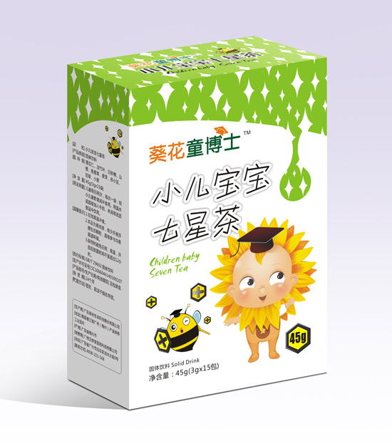     葵花童博士小兒寶寶七星茶