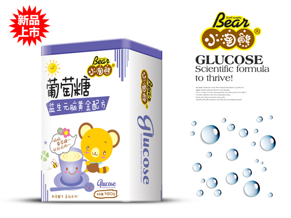   小淘熊益生元腦黃金葡萄糖a