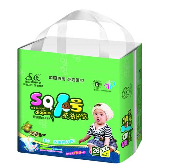  SQ1號茶油護(hù)膚嬰兒紙尿褲XL碼