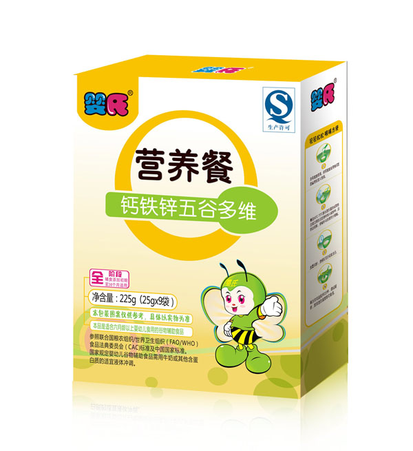   嬰氏鈣鐵鋅五谷多維營養(yǎng)餐