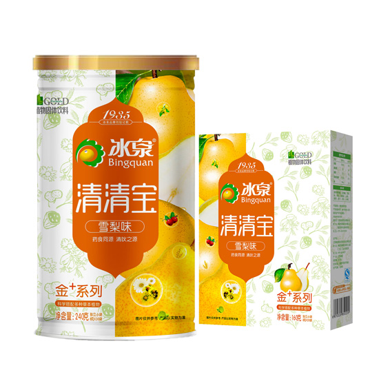   冰泉雪梨味清清寶盒裝